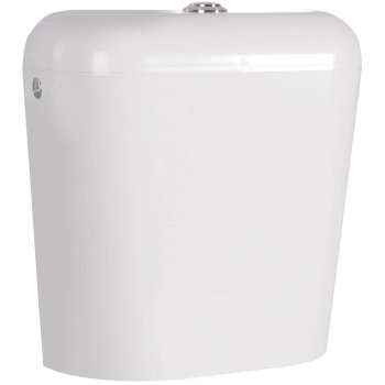 Rezervor pentru vas WC FAYANS, plastic, 36×15×37 cm, dublă spălare 3/6 l, alb